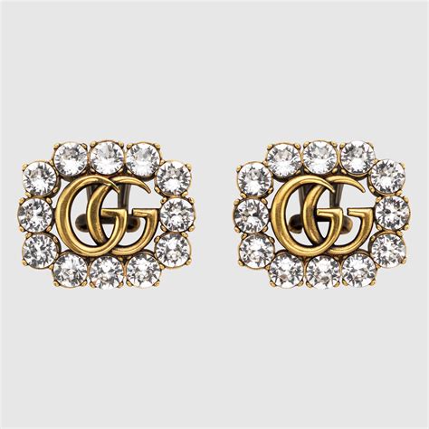 gucci chanel earrings|gucci embroidered earrings.